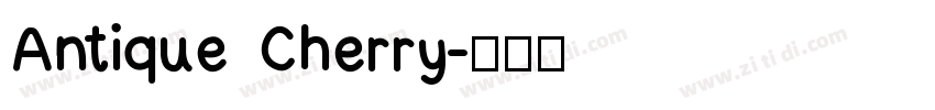 Antique Cherry字体转换